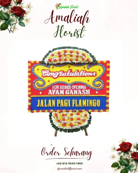 Sewa Papan Bunga Tabir Barat
